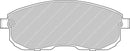 Ferodo Brake Pad Set FCP691H DS2500-2