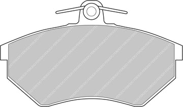 Ferodo Brake Pad Set FCP775H DS2500 - 0