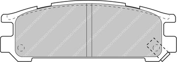 Ferodo Brake Pad Set FCP790R DS3000 - 0