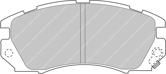 Ferodo Brake Pad Set FCP948R DS3000