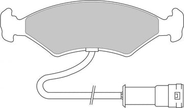 Ferodo Brake Pad Set FDS212 DS Performance - 0