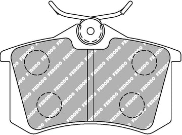 Ferodo Brake Pad Set FDS541 DS Performance - 0