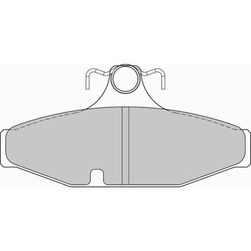 Ferodo Brake Pad Set FDSE6002 DS Performance - 0