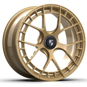 MODE Design FR-1 Evolution CL (Centerlock) Forged Wheel Magnedyme Gold Set for Porsche 911 GT2 GT3 & 718 GT4 RS