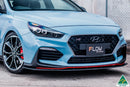 FLOW Designs  i30N Hatch PD (2018-2020) Front Lip Splitter & Reinforcement Brackets - MODE Auto Concepts