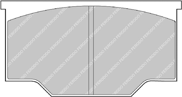 Ferodo Brake Pad Set FRP101R DS3000