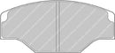 Ferodo Brake Pad Set FRP201W DS1.11-2