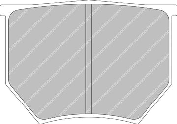 Ferodo Brake Pad Set FRP202H DS2500 - 0