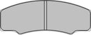 Ferodo Brake Pad Set FRP3021C 4003-2
