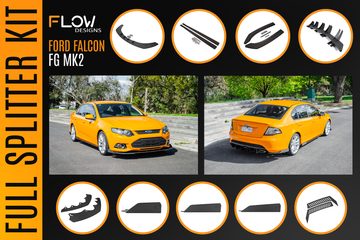 Ford Falcon FG MK2 Full Lip Splitter Set - MODE Auto Concepts