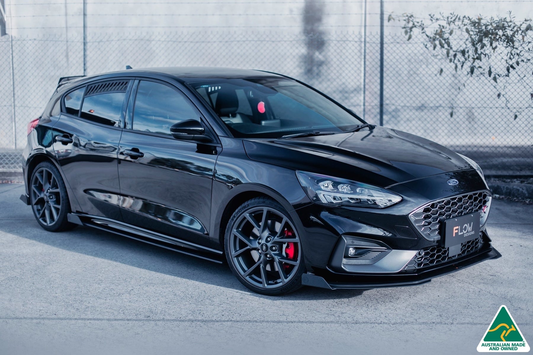 FLOW Designs  MK4 & MK4.5 Focus ST Front Lip Splitter - MODE Auto Concepts