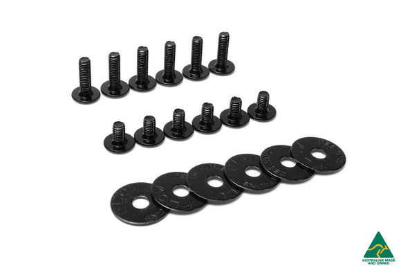 FLOW Designs  MK8 Golf GTI Side Skirt Splitter Winglets (Pair) - MODE Auto Concepts