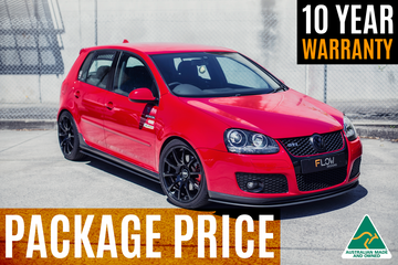 FLOW Designs  MK5 Golf GTI Full Lip Splitter Set - MODE Auto Concepts