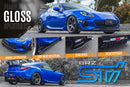 FLOW Designs  ZD8 BRZ STI Full Lip Splitter Set (GLOSS BLACK) - MODE Auto Concepts