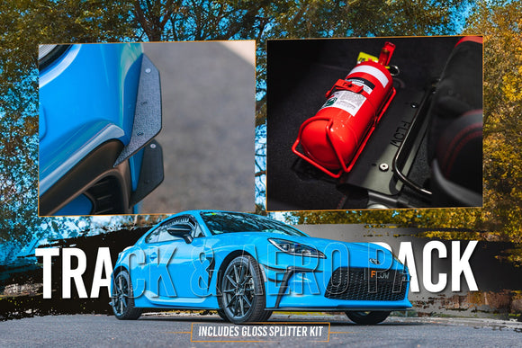 FLOW Designs  ZN8 GR86 Full Lip Splitter Set (GLOSS BLACK) - MODE Auto Concepts