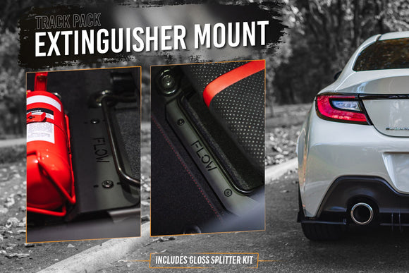 FLOW Designs  ZD8 BRZ Full Lip Splitter Set (GLOSS BLACK) - MODE Auto Concepts