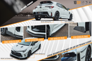 FLOW Designs  Corolla GR Full Lip Splitter Set (GLOSS BLACK) - MODE Auto Concepts