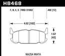 Hawk Brake Pad Set HB468N.492 HP-Plus-2