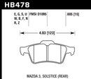 Hawk Brake Pad Set HB478G.605 DTC-60-2