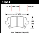 Hawk Brake Pad Set HB544Z.628 Performance Ceramic-2