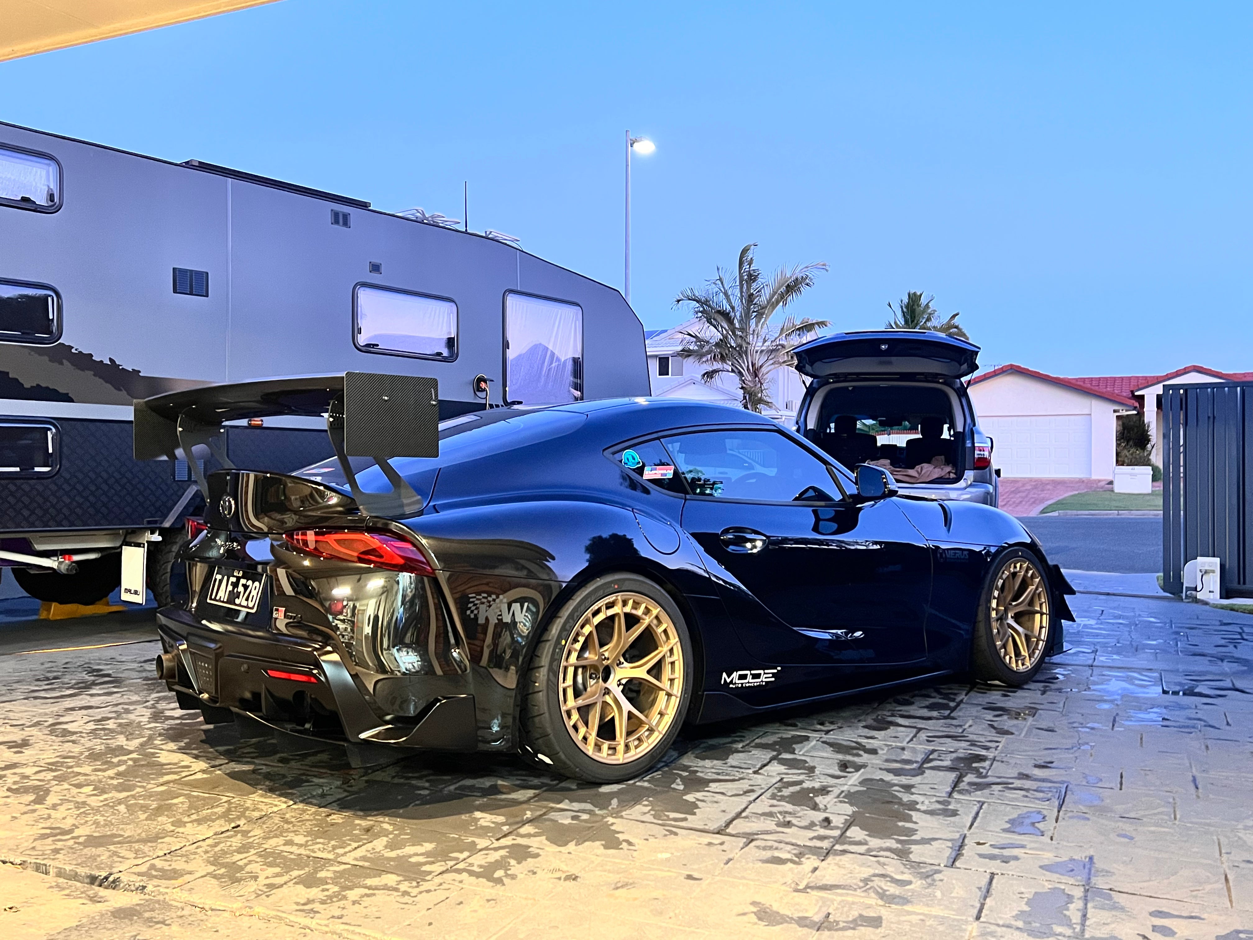 MODE Design FR-1 Forged Wheels Hyper Bronze set for Toyota Supra MK5 A90