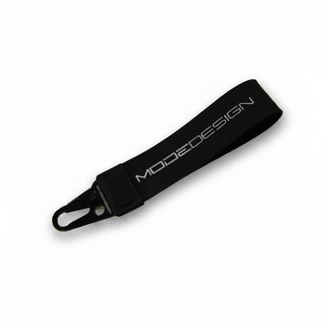 MODE DESIGN™ Rubber Key Tag Keychain Black
