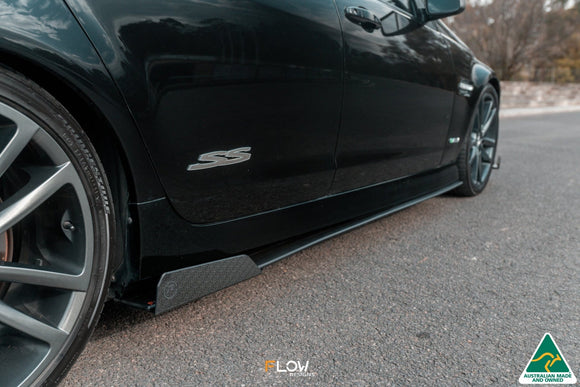 FLOW Designs  VE Commodore S1 Sedan Side Skirt Splitter Winglets (Pair) - MODE Auto Concepts