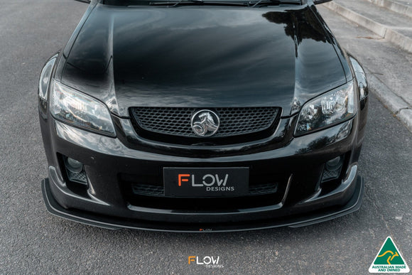FLOW Designs  VE Commodore S1 Sedan Front Lip Splitter Extensions (Pair) - MODE Auto Concepts