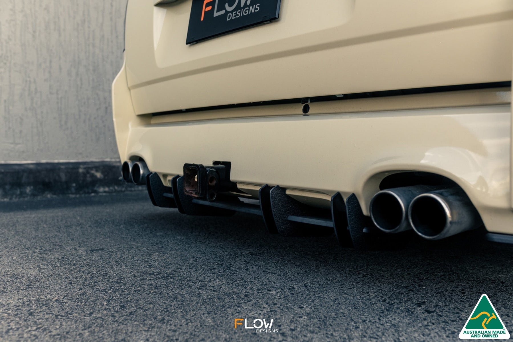 FLOW Designs  VE Commodore Ute Flow-Lock Rear Diffuser - MODE Auto Concepts