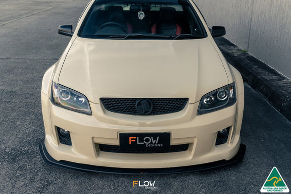 FLOW Designs  VE Commodore Ute Front Lip Splitter Extensions (Pair) - MODE Auto Concepts