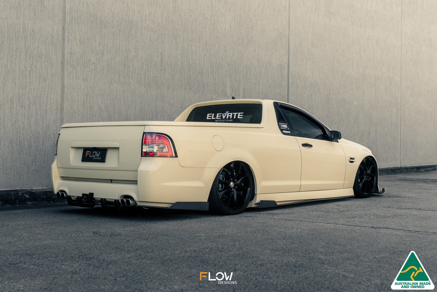 FLOW Designs  VE Commodore Ute Flow-Lock Rear Diffuser - MODE Auto Concepts