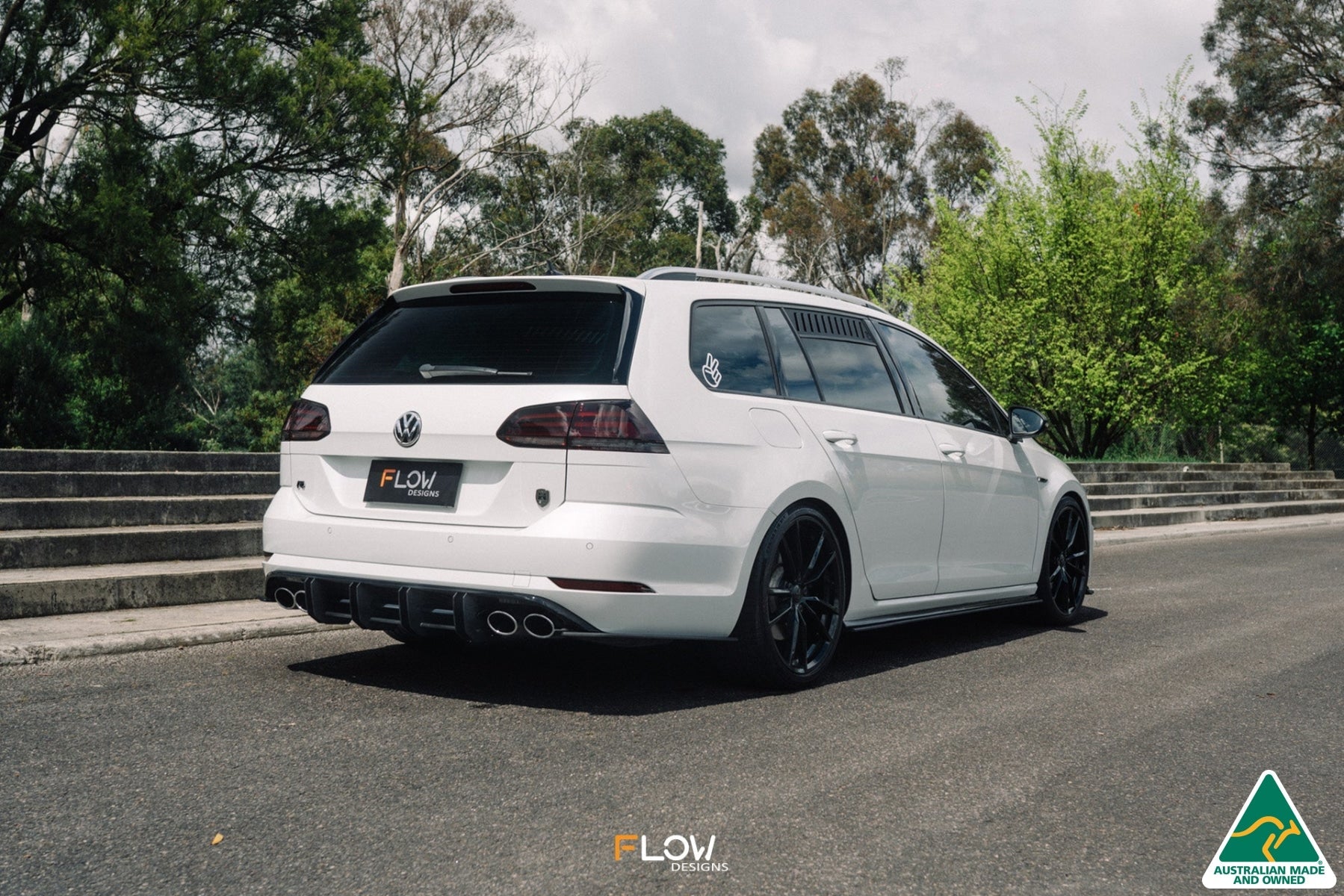 FLOW Designs  MK7.5 Golf R Wagon Flow-Lock Rear Diffuser - MODE Auto Concepts