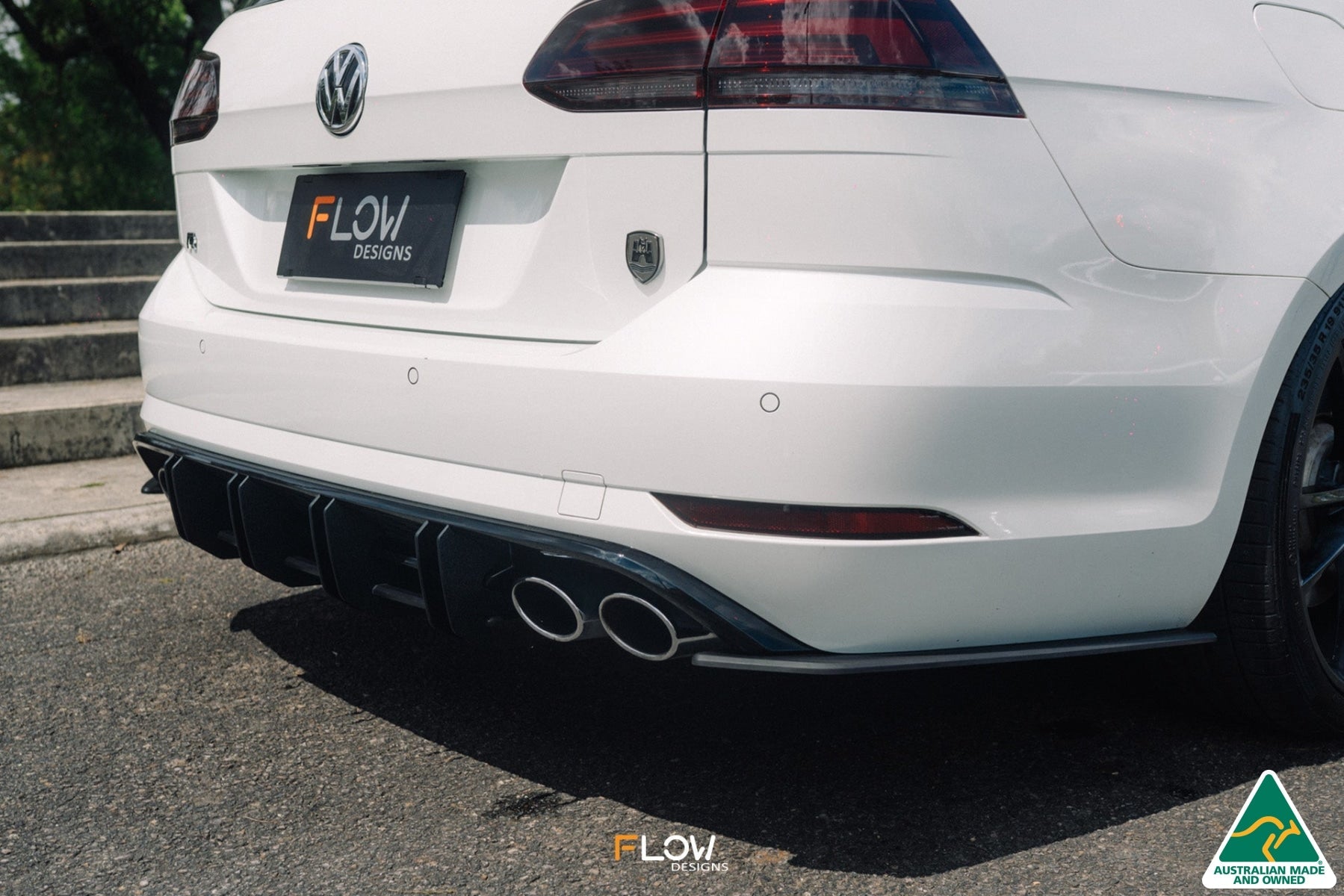 FLOW Designs  MK7.5 Golf R Wagon Flow-Lock Rear Diffuser - MODE Auto Concepts
