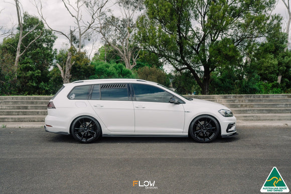 FLOW Designs  MK7.5 Golf R Wagon Side Skirt Splitter Winglets (Pair) - MODE Auto Concepts