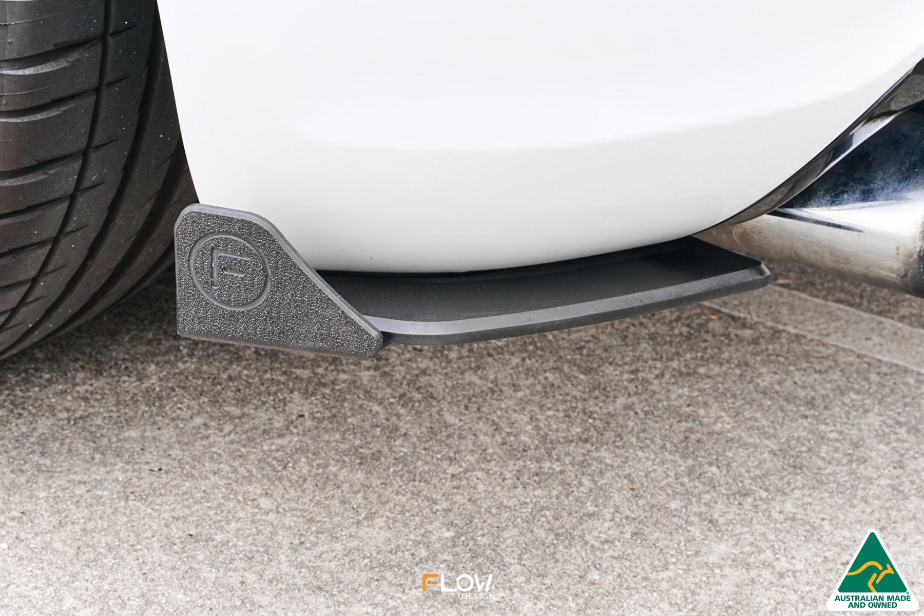 FLOW Designs  Scirocco R FL V3 Rear Spat Winglets (Pair) - MODE Auto Concepts