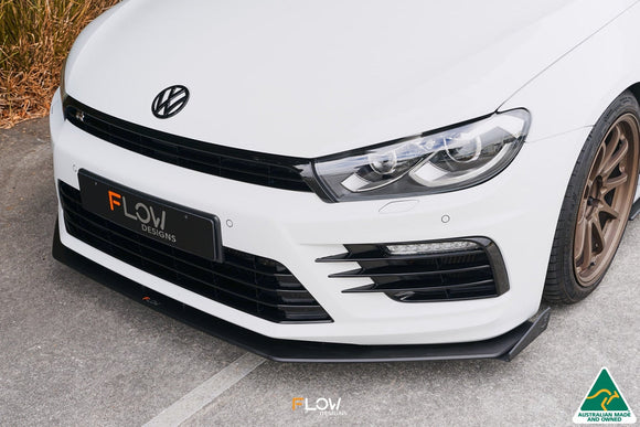 FLOW Designs  Scirocco R FL V3 Front Lip Splitter Winglets (Pair) - MODE Auto Concepts