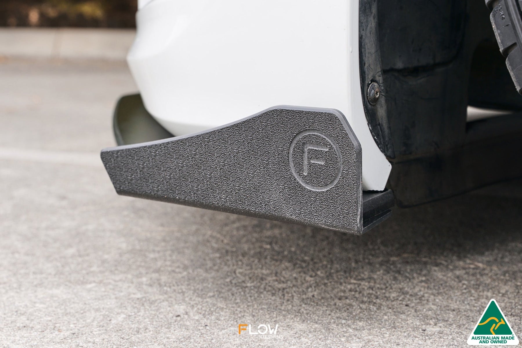 FLOW Designs  Scirocco R FL V3 Front Lip Splitter Winglets (Pair) - MODE Auto Concepts