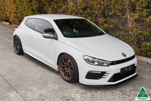 FLOW Designs  Scirocco R FL V3 Front Lip Splitter - MODE Auto Concepts