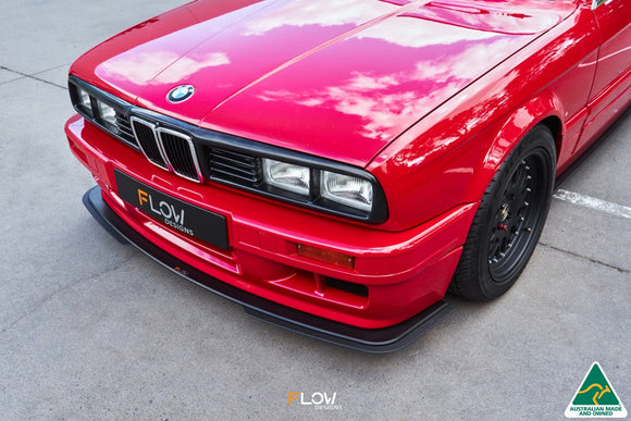 FLOW Designs  E30 M-Tech 2 Front Lip Splitter - MODE Auto Concepts