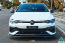 FLOW Designs  MK8 Golf R Front Lip Splitter Extensions (Pair) - MODE Auto Concepts