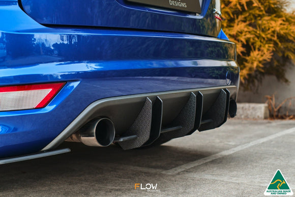 FLOW Designs  XR5 Focus Turbo V3 Flow-Lock Rear Diffuser - MODE Auto Concepts