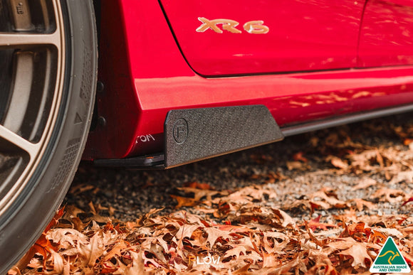 FLOW Designs  MK1 Falcon FG Side Skirt Splitters (Pair) - MODE Auto Concepts