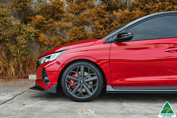 FLOW Designs  i20 N BC3 Front Lip Splitter Winglets (Pair) - MODE Auto Concepts
