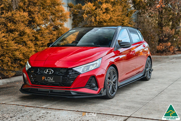 FLOW Designs  i20 N BC3 Front Lip Splitter Winglets (Pair) - MODE Auto Concepts