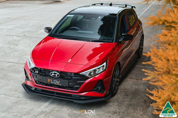 FLOW Designs  i20 N BC3 Front Lip Splitter Extensions (Pair) - MODE Auto Concepts