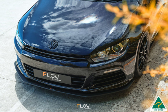 FLOW Designs  Scirocco R PFL V3 Front Lip Splitter - MODE Auto Concepts