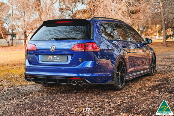 FLOW Designs  MK7 Golf R Wagon Side Skirt Splitters V3 (Pair) - MODE Auto Concepts