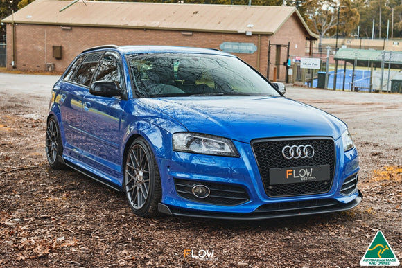 FLOW Designs  S3 8P2 Hatch (FL) Front Lip Splitter Winglets (Pair) - MODE Auto Concepts