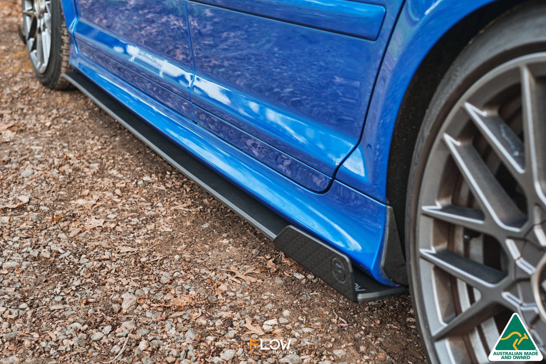 FLOW Designs  S3 8P2 Hatch (FL) Side Skirt Splitters V3 (Pair) - MODE Auto Concepts