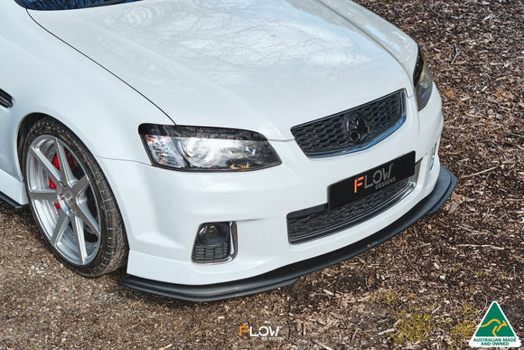FLOW Designs  VE Commodore S2 Sedan Front Lip Splitter Extensions (Pair) - MODE Auto Concepts